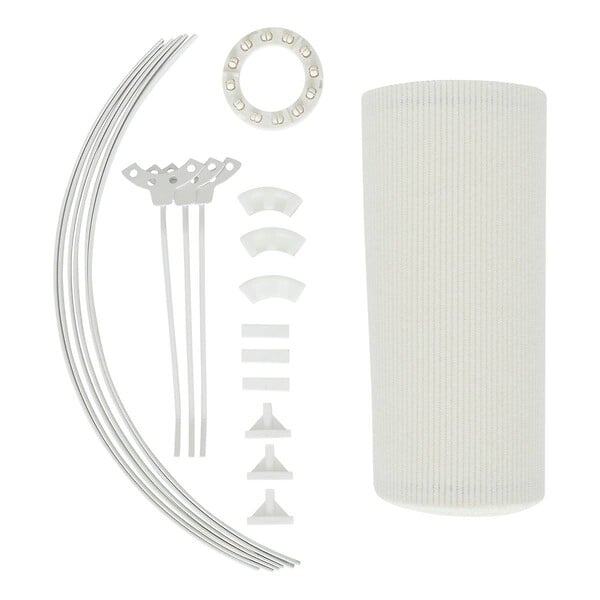 ATMOSPHERA - Abat-jour Beline D30cm blanc - large