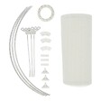 ATMOSPHERA - Abat-jour Beline D30cm blanc - vignette