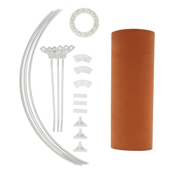 ATMOSPHERA - Abat-jour Beline D40cm terracotta - large