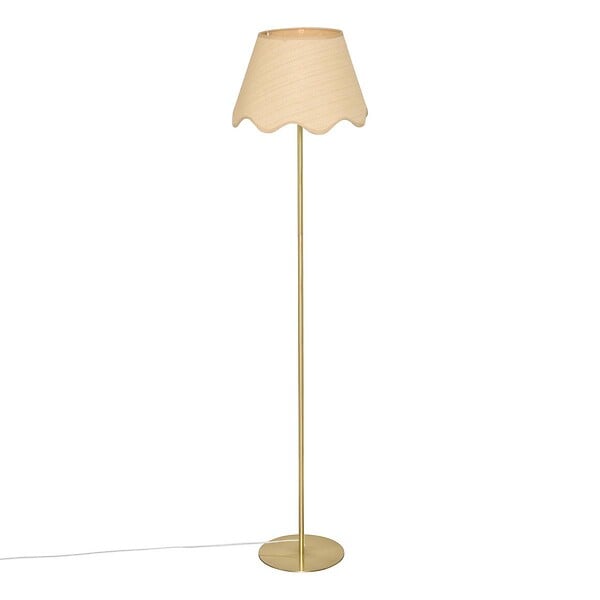 ATMOSPHERA - Abat-jour Flore rond D.37cm beige - large