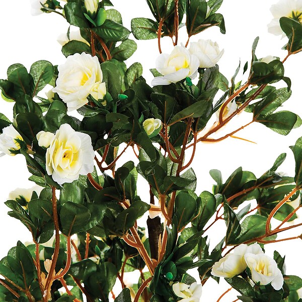ATMOSPHERA - Plante artificielle Azalée en pot H 78 cm - large