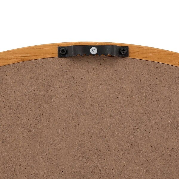 ATMOSPHERA - Miroir rond Kim bois D55cm - large