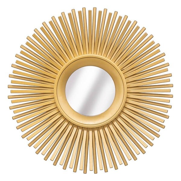 ATMOSPHERA - Lot de 3 miroirs "Amed" D25cm or - large