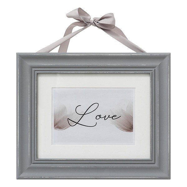 ATMOSPHERA - Cadre photo en Bois avec Ruban  pour photo 17 x 12 cm - large
