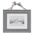 ATMOSPHERA - Cadre photo en Bois avec Ruban  pour photo 17 x 12 cm - vignette