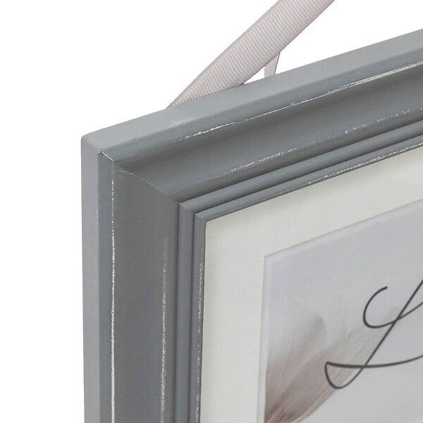 ATMOSPHERA - Cadre photo en Bois avec Ruban  pour photo 17 x 12 cm - large