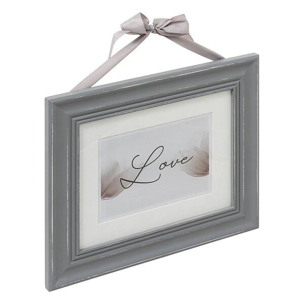 ATMOSPHERA - Cadre photo en Bois avec Ruban  pour photo 17 x 12 cm - large