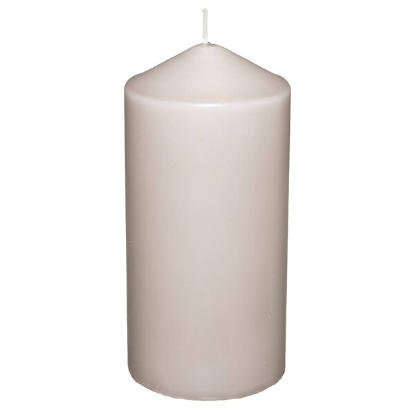 ATMOSPHERA - Bougie ronde taupe - large