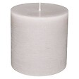 ATMOSPHERA - Bougie Ronde Rustique Taupe D 10 cm - vignette