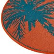 ATMOSPHERA - Tapis d'extérieur "Yucatan" bleu canard D120cm - vignette