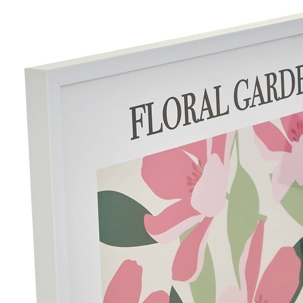 ATMOSPHERA - Affiche encadrée Fleur de rose 50x70cm - large