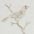 ATMOSPHERA - Décoration murale Varo oiseau 26x26m blanc - vignette