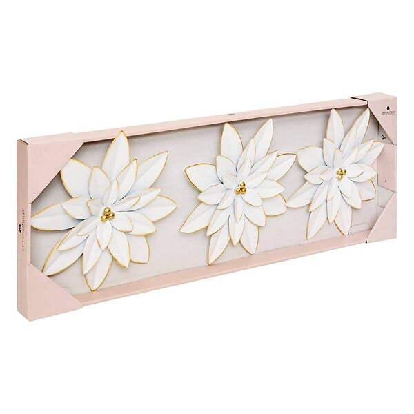 ATMOSPHERA - 3 déco murale "Alya" D24cm - large