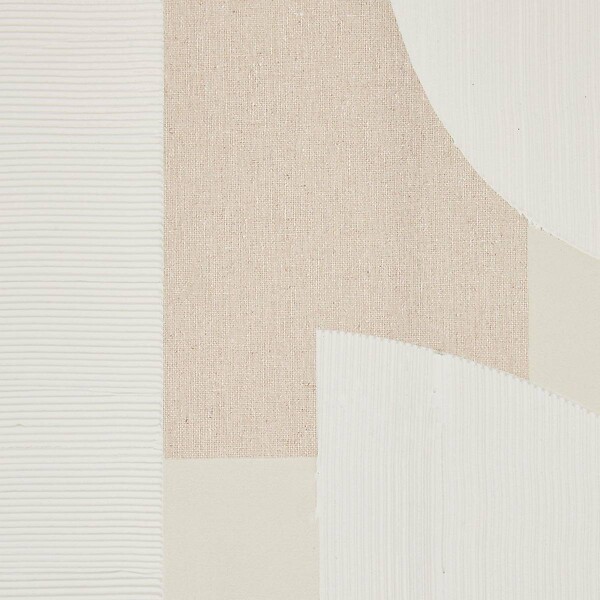 ATMOSPHERA - Toile 3D Bhavik beige 90x90cm - large
