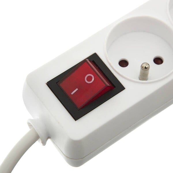5 FIVE SIMPLY SMART - Bloc Multiprise 3 Prises avec interrupteur lumineux - large