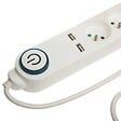 5 FIVE SIMPLY SMART - Bloc Multiprise 5 prises avec interrupteur lumineux et 2 entrées USB - vignette
