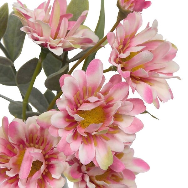 ATMOSPHERA - Composition Florale Artificielle Bina H19 cm avec Pot en Grès - large