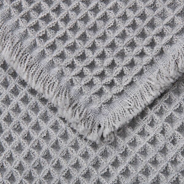 5 FIVE SIMPLY SMART - Tapis Waffle 80x50cm gris - large