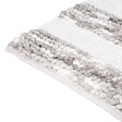 5 FIVE SIMPLY SMART - Tapis de salle de Bain épais rayé Gris 50 x 75 cm - vignette