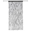 ATMOSPHERA - Rideau fil Noir 90 x 200 cm densité optimale - vignette