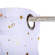 ATMOSPHERA - Rideau Voilage motifs Étoiles Or 140 x 250 cm déco enfant - vignette