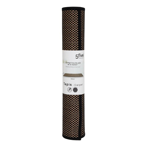 5 FIVE SIMPLY SMART - Tapis anti-dérapant tissu chiné 45x120cm - large