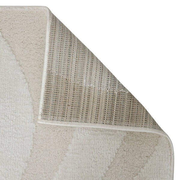 ATMOSPHERA - Tapis effet laine Anoai blanc 200x150cm - large