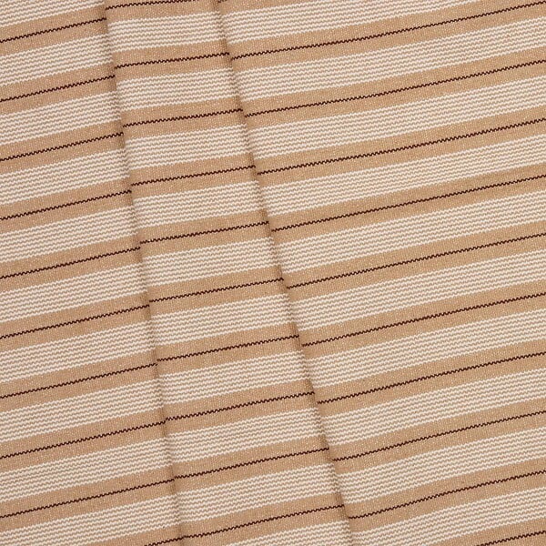 ATMOSPHERA - Tapis Groove 170x120cm rayé beige lin - large