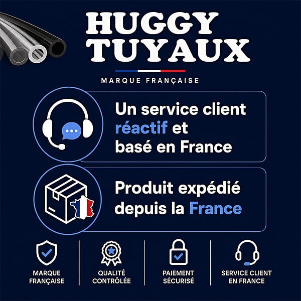 HUGGY TUYAUX - Tuyau d'aspiration ALIFLEX Ø 19 mm - Longueur 25 mètres - large