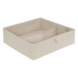 5 FIVE SIMPLY SMART - Rangement tiroir "Groomy" 2 compartiments beige 36x36cm - vignette