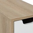 5 FIVE SIMPLY SMART - Meuble de rangement Eat up blanc et bois - vignette