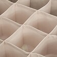 5 FIVE SIMPLY SMART - Rangement tiroir "Groomy" 16 compartiments beige 31x31cm - vignette