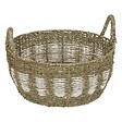 ATMOSPHERA - Lot de 2 Grands Paniers de rangement Bicolore D 50 et D 40 cm - vignette