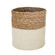 ATMOSPHERA - Set de 4 Paniers de rangement en Jute et Seagrass blanc et naturel - vignette