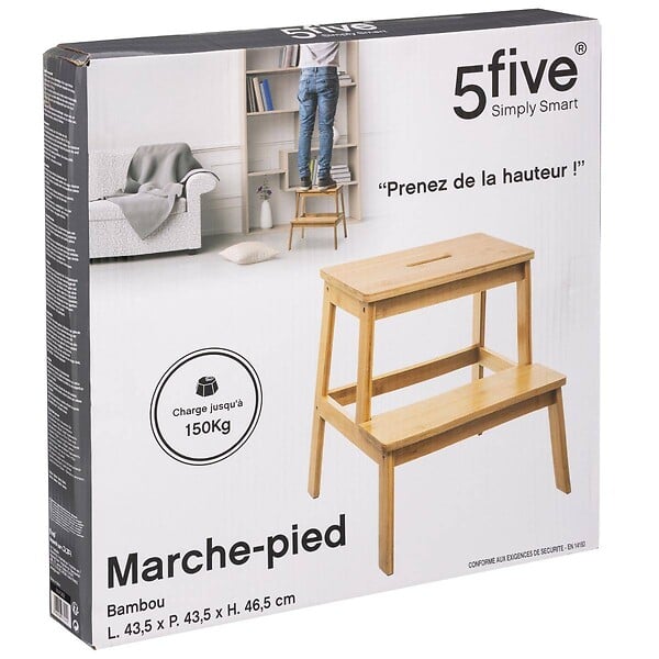 5 FIVE SIMPLY SMART - Marchepied 2 marches en Bambou - large