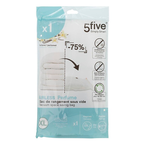 5 FIVE SIMPLY SMART - Sac compresseur 120x90cm parfumé "Air-Flat " - large