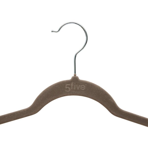 5 FIVE SIMPLY SMART - Lot de 20 cintres velours Hang'Up L.45cm - large