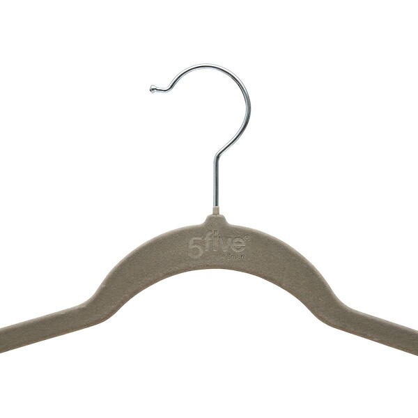 5 FIVE SIMPLY SMART - Lot de 20 cintres velours Hang'Up L.45cm - large