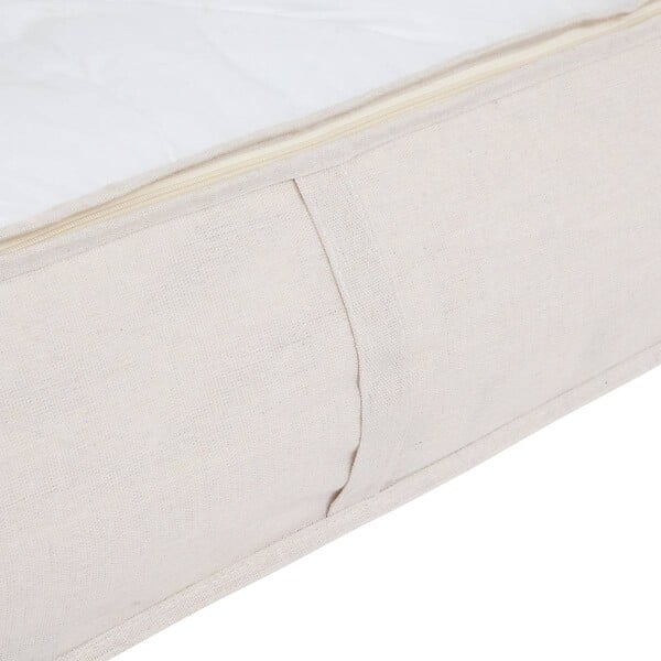 5 FIVE SIMPLY SMART - Housse de rangement "Groomy" sous lit beige 100x20cm - large