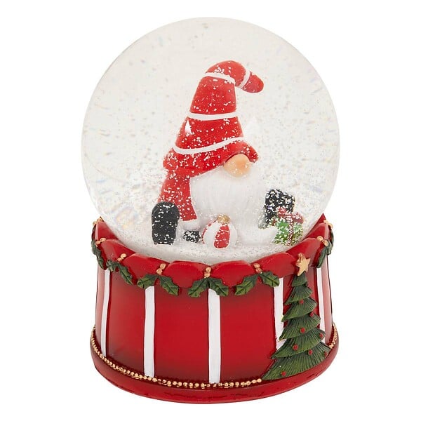 FEERIC LIGHTS & CHRISTMAS - BOULE NEIGE GNOMES 100MM 2ASS - large