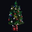 FEERIC LIGHTS & CHRISTMAS - Arbre de Noël lumineux Sapin artificiel avec décoration et guirlande lumineuse H 50 cm - vignette