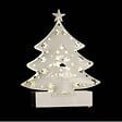 FEERIC LIGHTS & CHRISTMAS - Sujet de Noël lumineux Sapin en métal LED blanc chaud H 14.5 cm - vignette