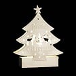 FEERIC LIGHTS & CHRISTMAS - Sujet de Noël lumineux Sapin en métal LED blanc chaud H 14.5 cm - vignette