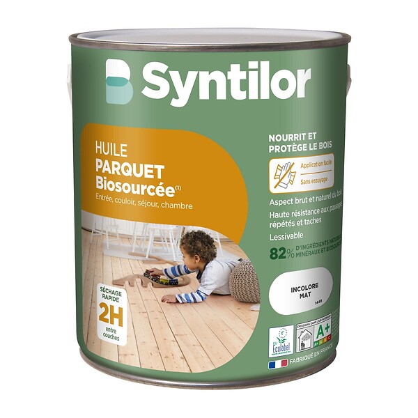 SYNTILOR - Huile parquet Nature Protect Syntilor Incolore 2,5 L - large