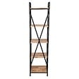 ATMOSPHERA - Bibliothèque "Edena" acacia et métal 45x180cm - vignette