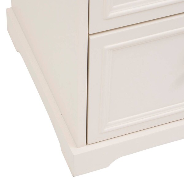 ATMOSPHERA - Commode Mohea ivoire 3 tiroirs - large