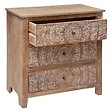 ATMOSPHERA - Commode "Shirel" manguier 3 tiroirs - vignette
