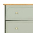 ATMOSPHERA - Commode Mohéa vert céladon 3 tiroirs - vignette