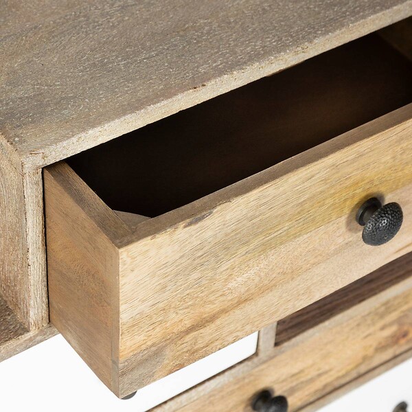 ATMOSPHERA - Commode "Koval" manguier 8 tiroirs - large