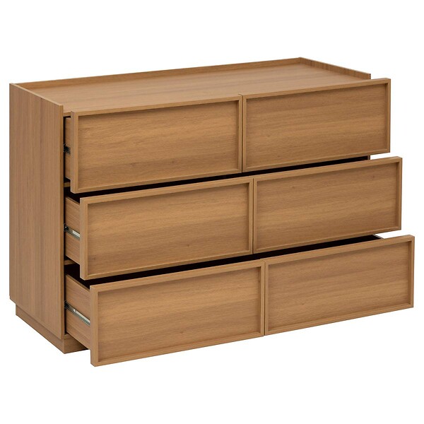 5 FIVE SIMPLY SMART - Commode Framy 6 tirois bois foncé - large